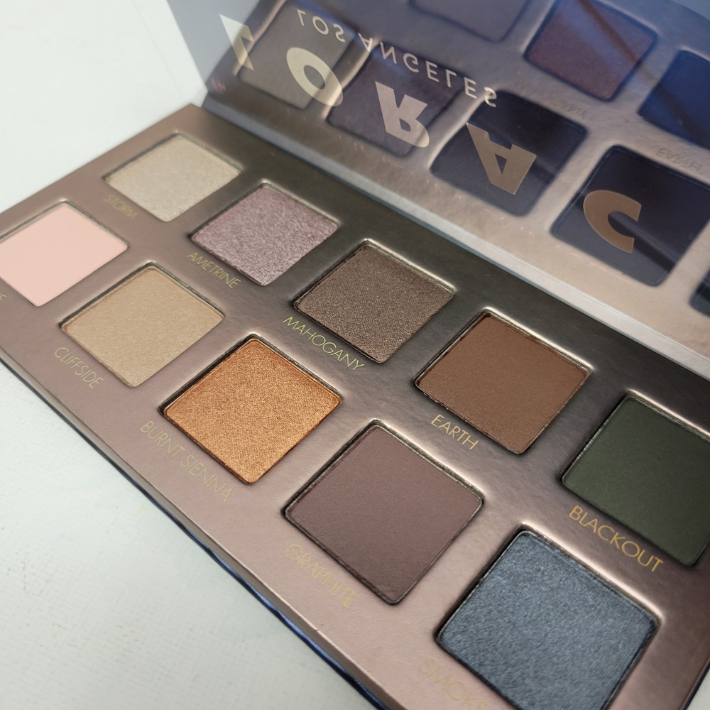 NEW No Box Lorac Unzipped MOUNTAIN SUNSET Eyeshadow Palette 10 Shades + Mirror